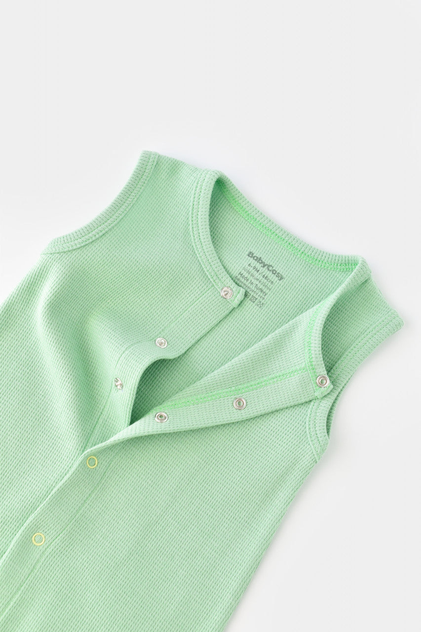 Salopeta fara maneci si pantaloni scurti - 100% bumbac organic - , BabyCosy