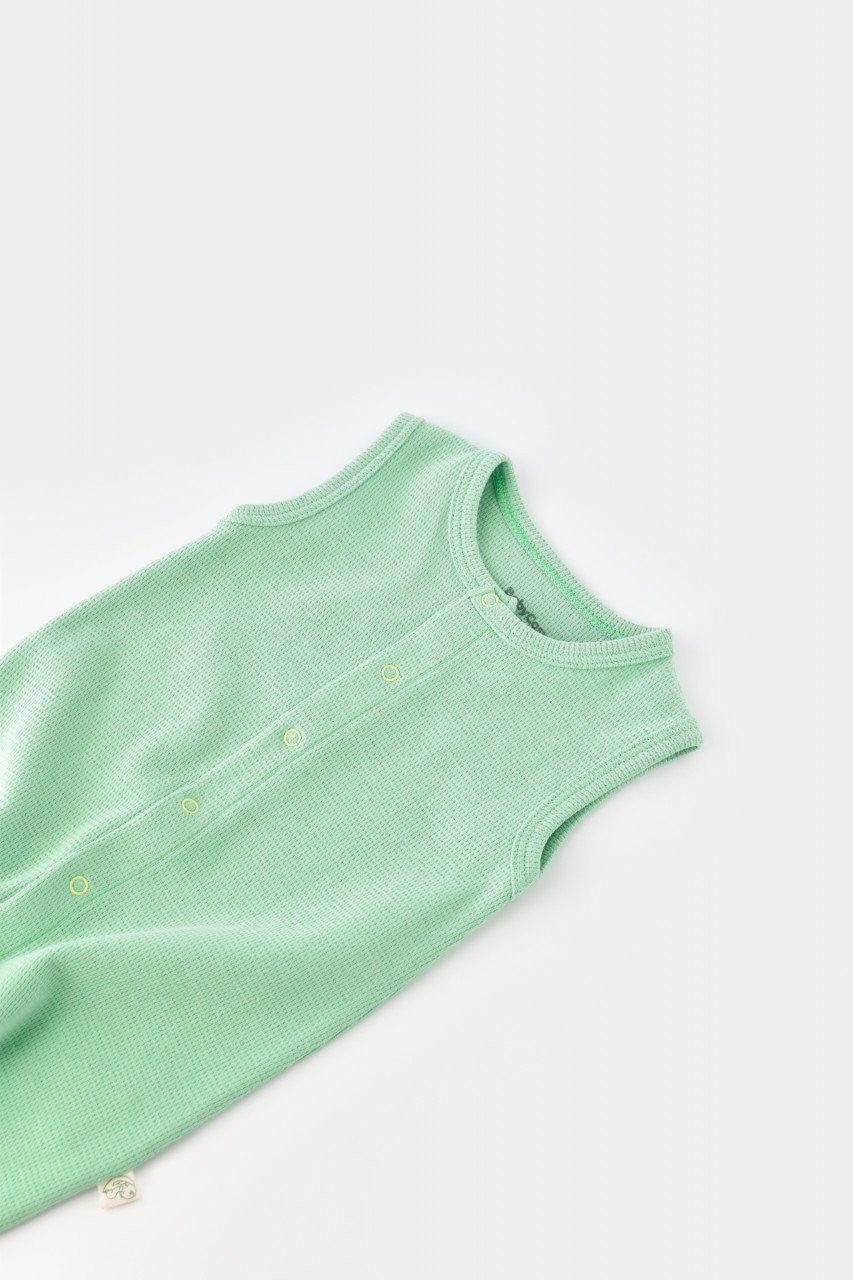 Salopeta fara maneci si pantaloni scurti - 100% bumbac organic - , BabyCosy