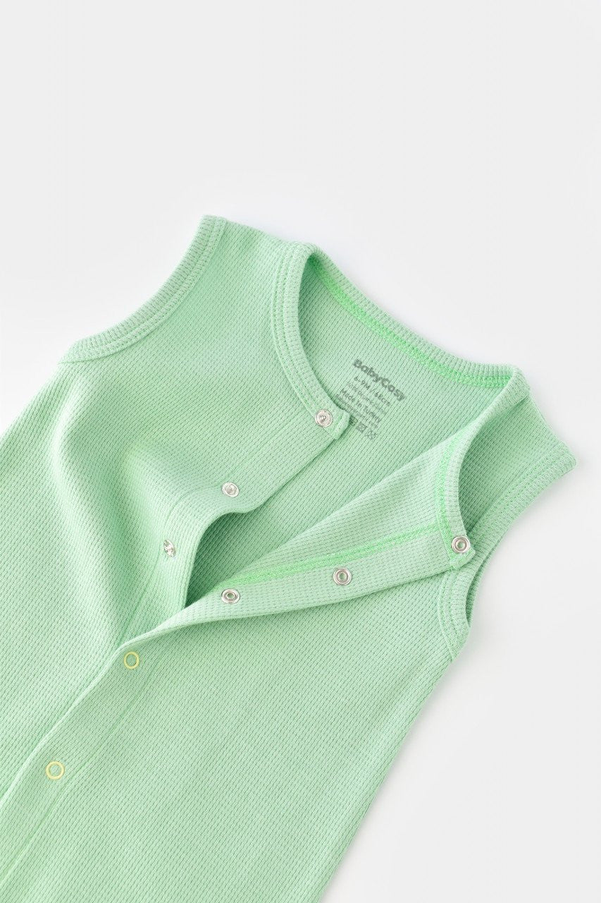 Salopeta fara maneci si pantaloni scurti - 100% bumbac organic - , BabyCosy