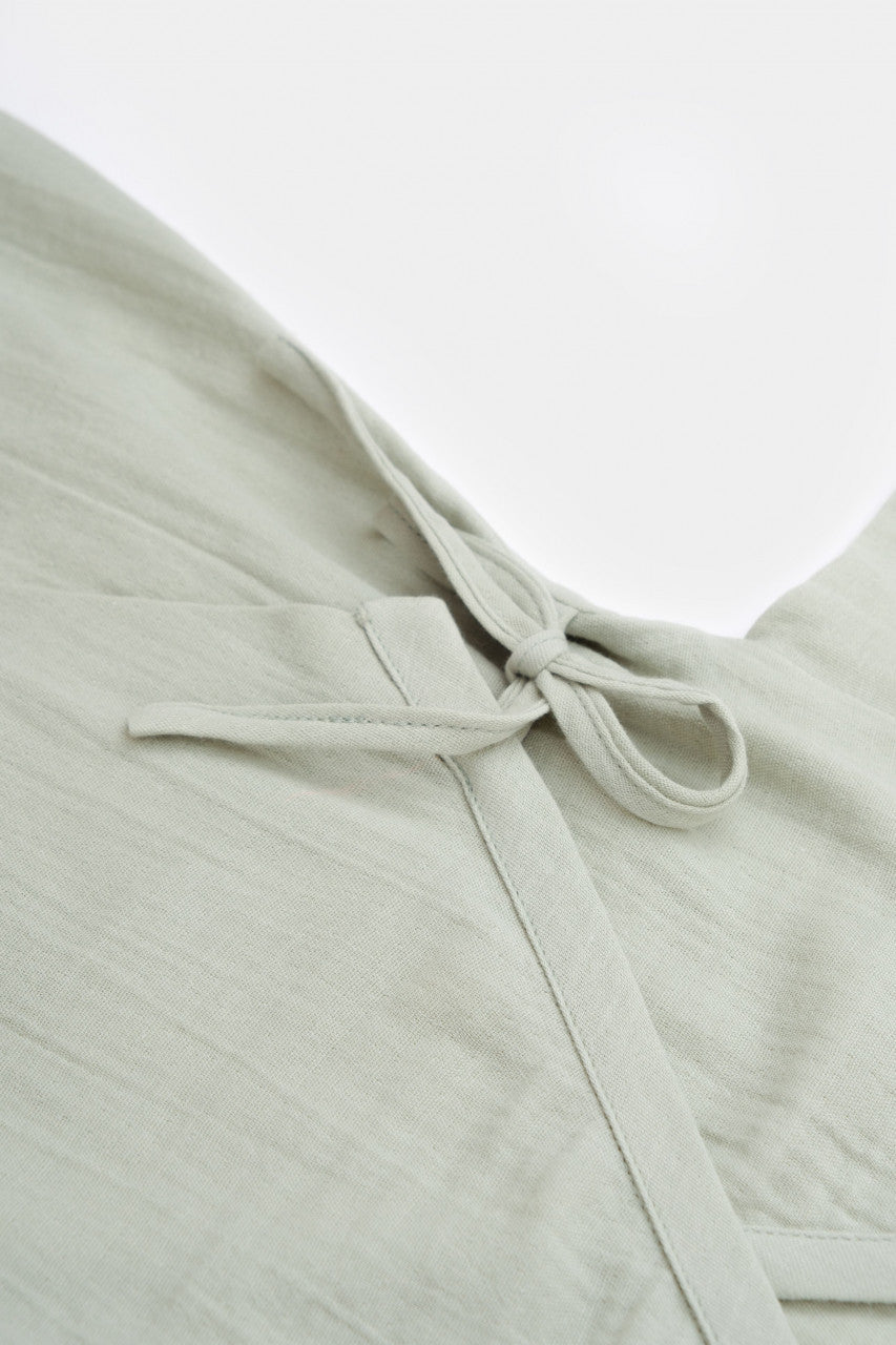 Salopeta petrecuta din muselina, BabyCosy, 100% bumbac organic,