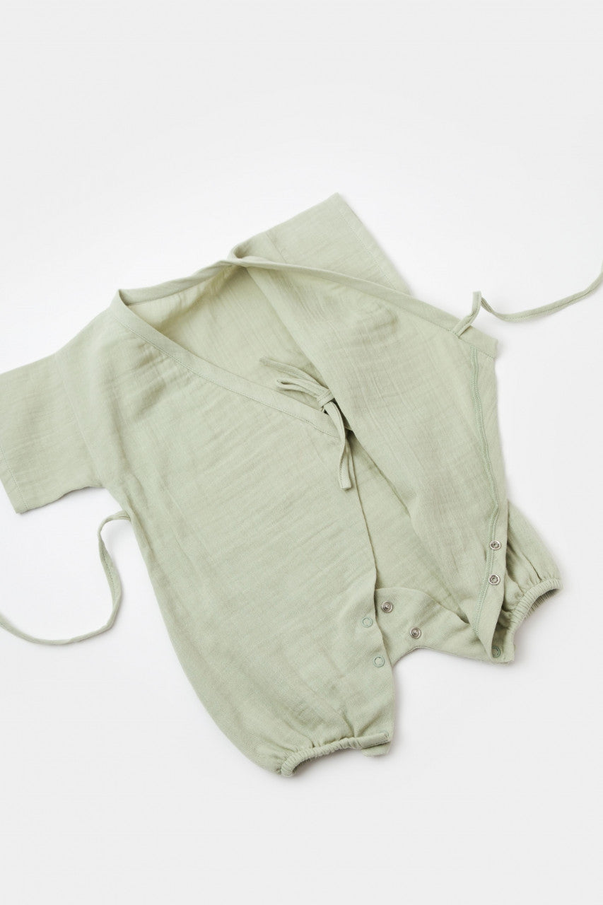 Salopeta petrecuta din muselina, BabyCosy, 100% bumbac organic,