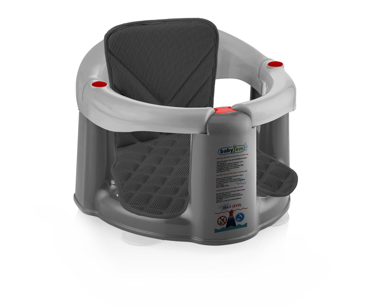 Salteluta pentru scaunul de masa sau baie BabyJem, maro