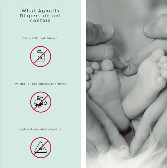 Scutece tip chilotel hipoalergenice Agnotis pants - Mărimi de la Nr. 4 la Nr. 6 - Imagine 5