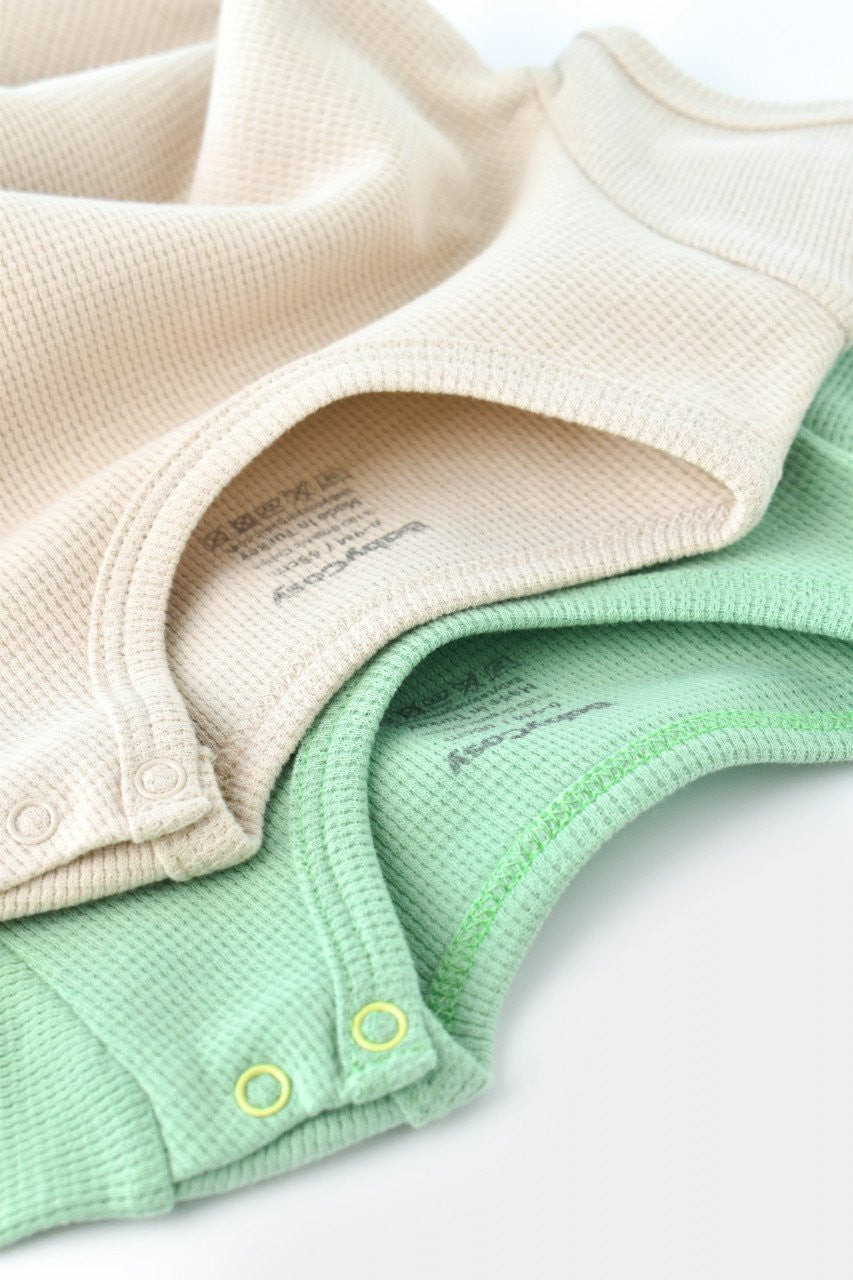 Set 2 body-uri bebe unisex Girafa, BabyCosy, 100% bumbac organic