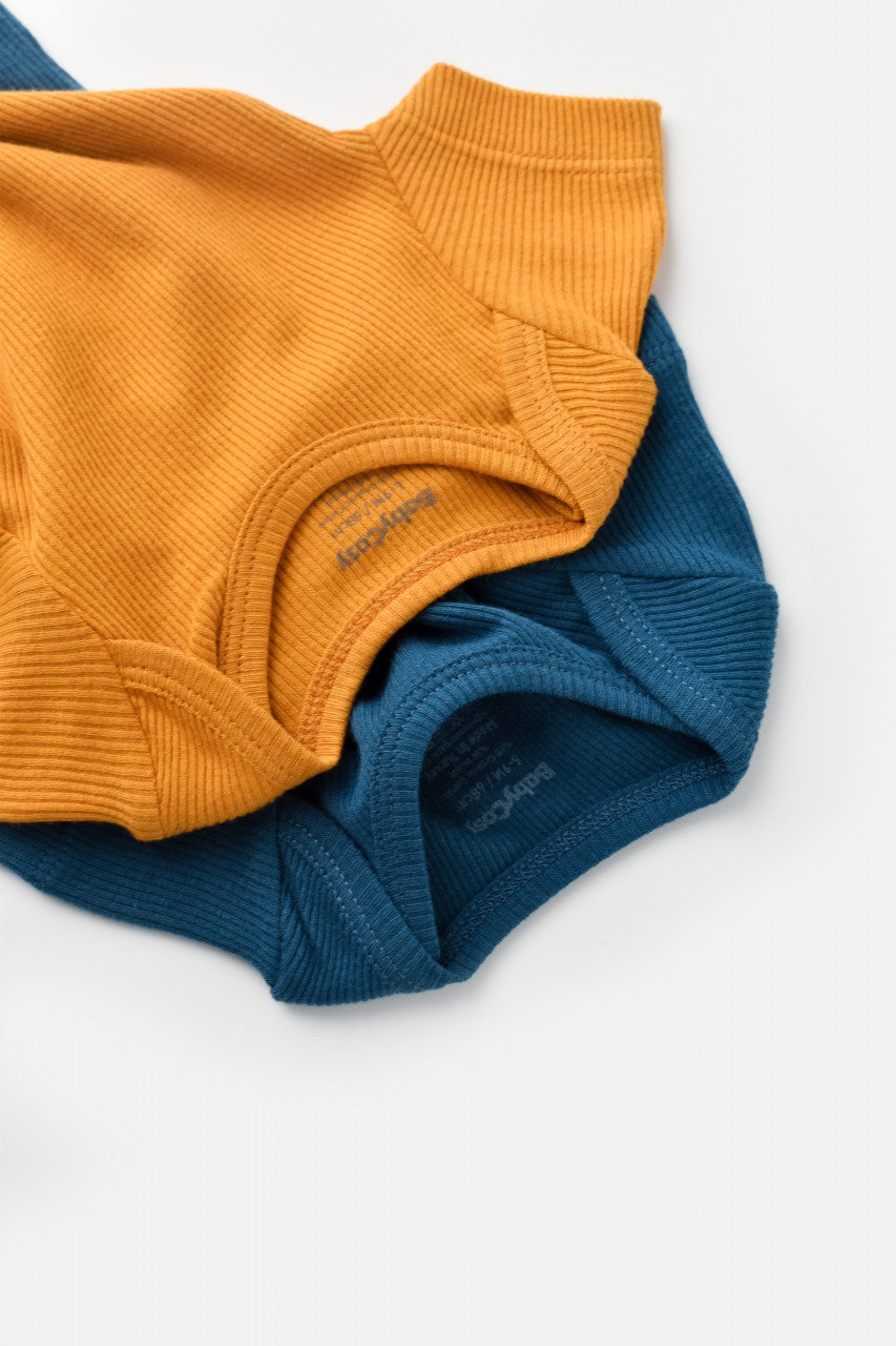 Set 2 body-uri bebe unisex Girafa, BabyCosy, 100% bumbac organic