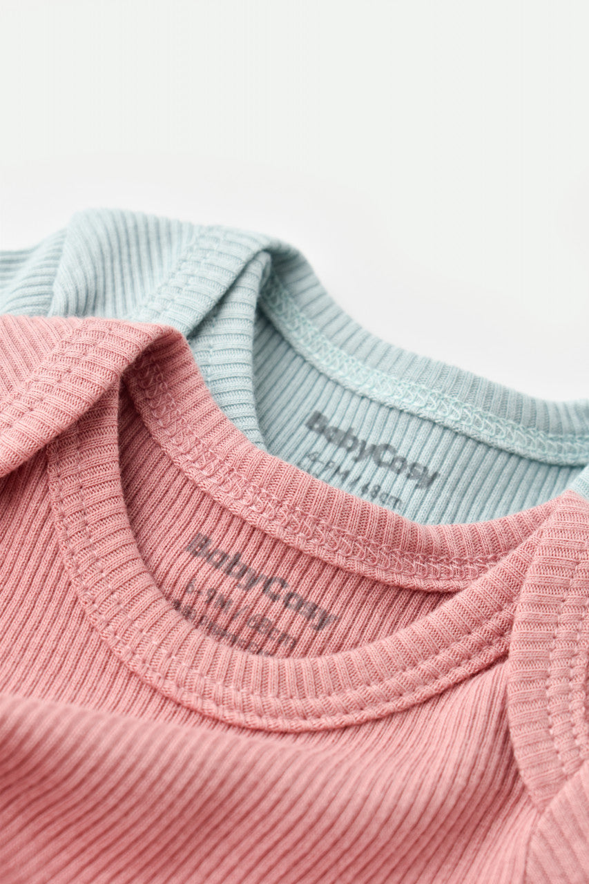 Set 2 body-uri bebe unisex Girafa, BabyCosy, 100% bumbac organic