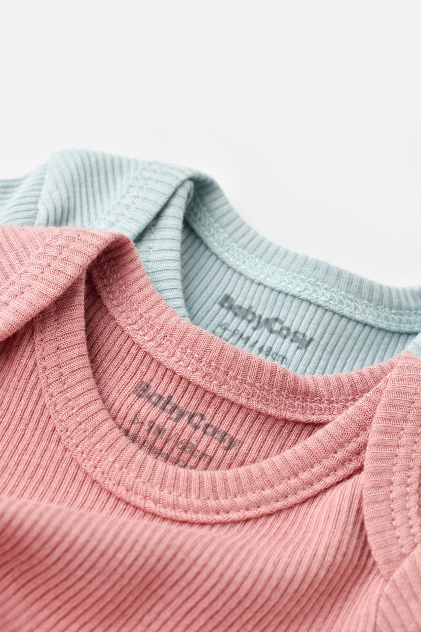 Set 2 body-uri bebe unisex Girafa, BabyCosy, 100% bumbac organic