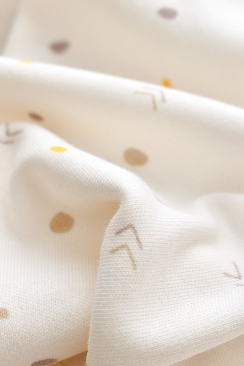 Set 2 body-uri fara maneci bebe unisex Girafa, BabyCosy, 100% bumbac organic