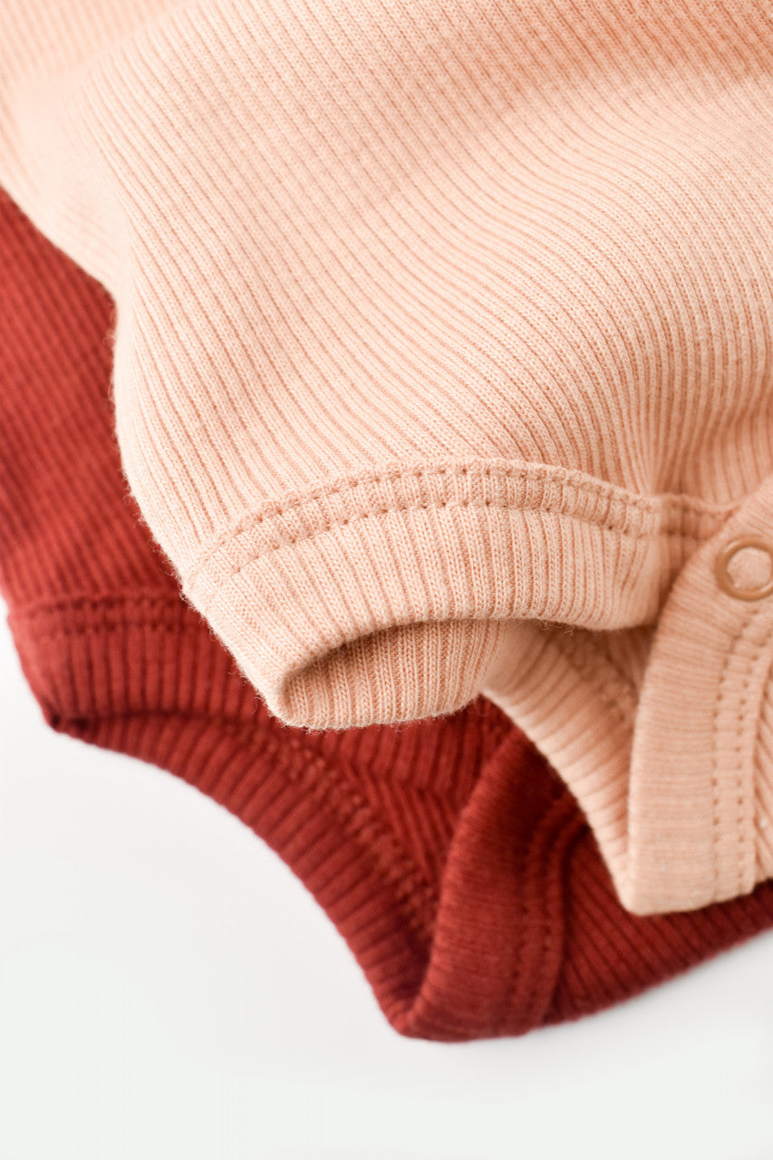 Set 2 body-uri fara maneci bebe unisex Girafa, BabyCosy, 100% bumbac organic