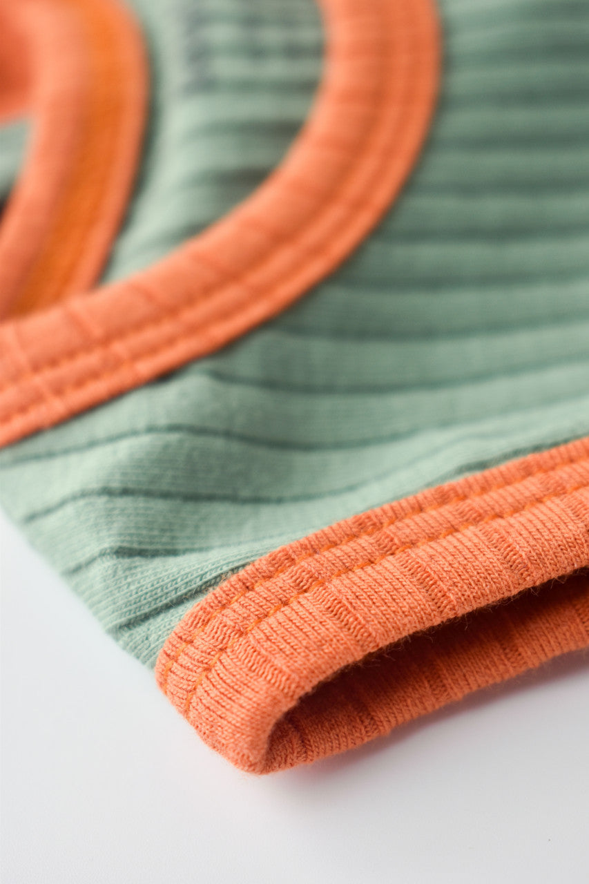 Set 2 body-uri fara maneci bebe unisex Girafa, BabyCosy, 100% bumbac organic