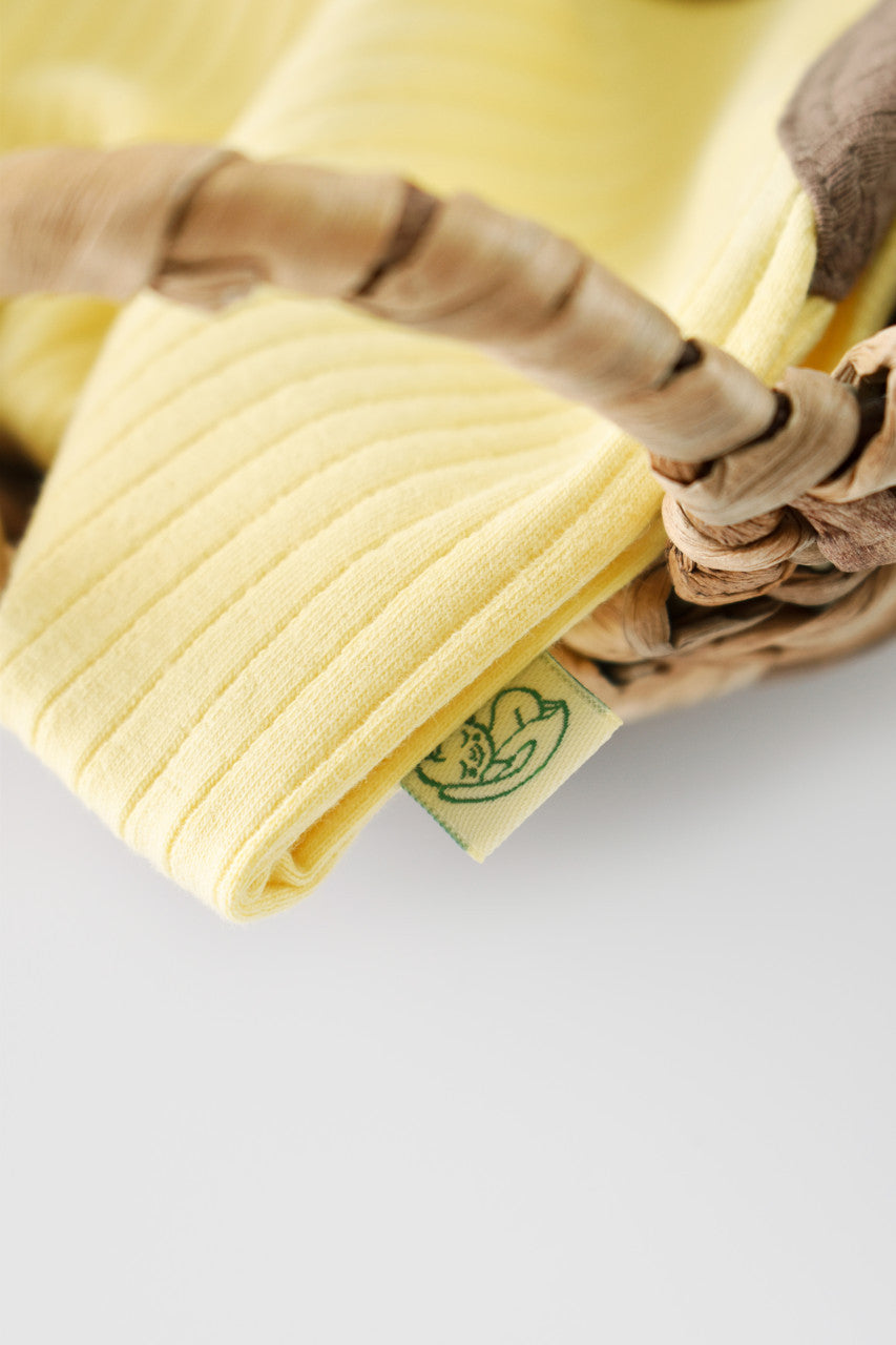 Set 2 body-uri fara maneci bebe unisex Girafa, BabyCosy, 100% bumbac organic