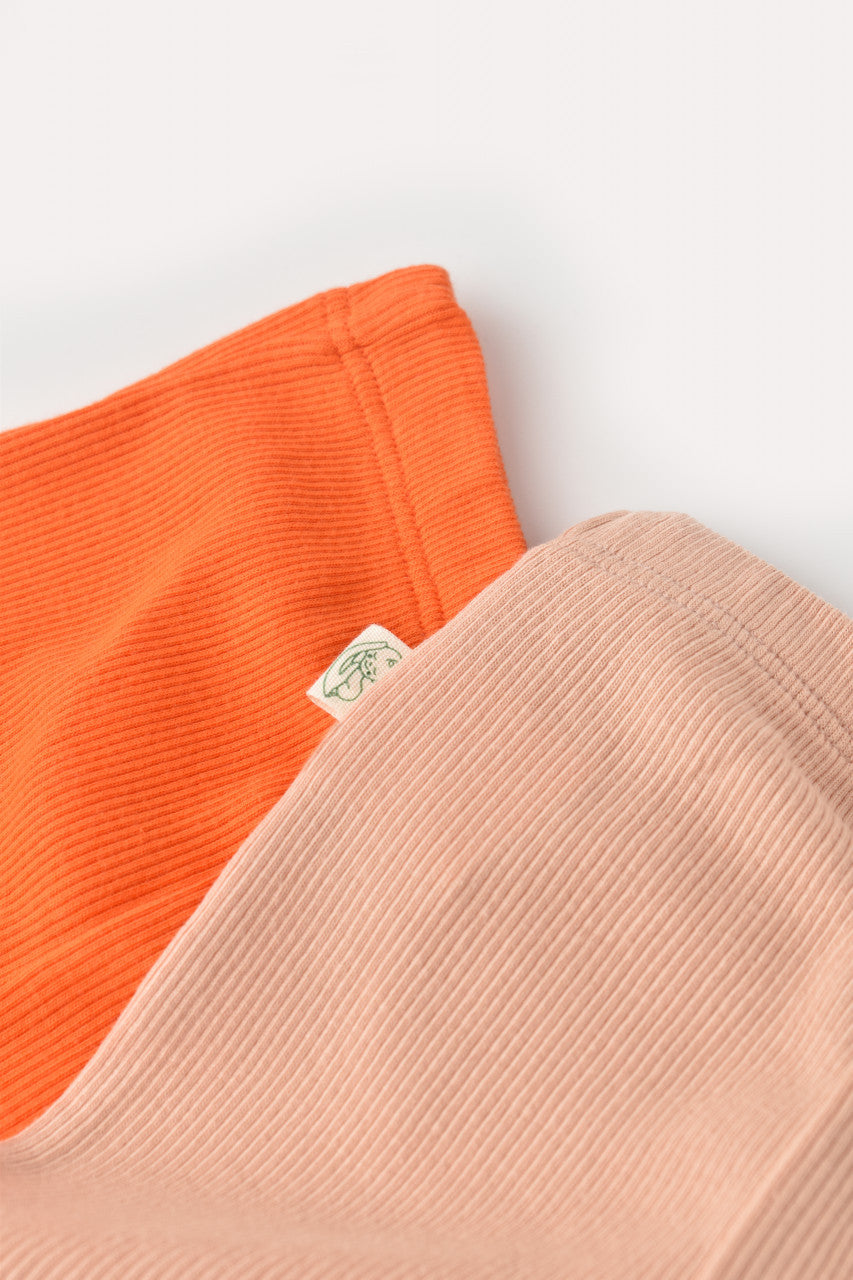 Set 2 pantaloni bebe unisex Girafa, BabyCosy, 100% bumbac organic