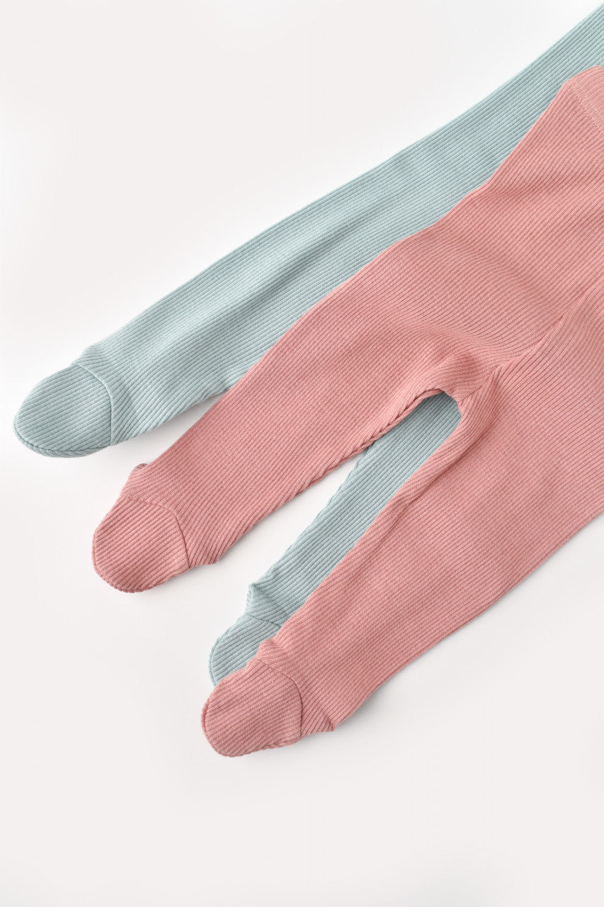 Set 2 pantaloni cu botosei bebe unisex Girafa, BabyCosy, 100% bumbac organic