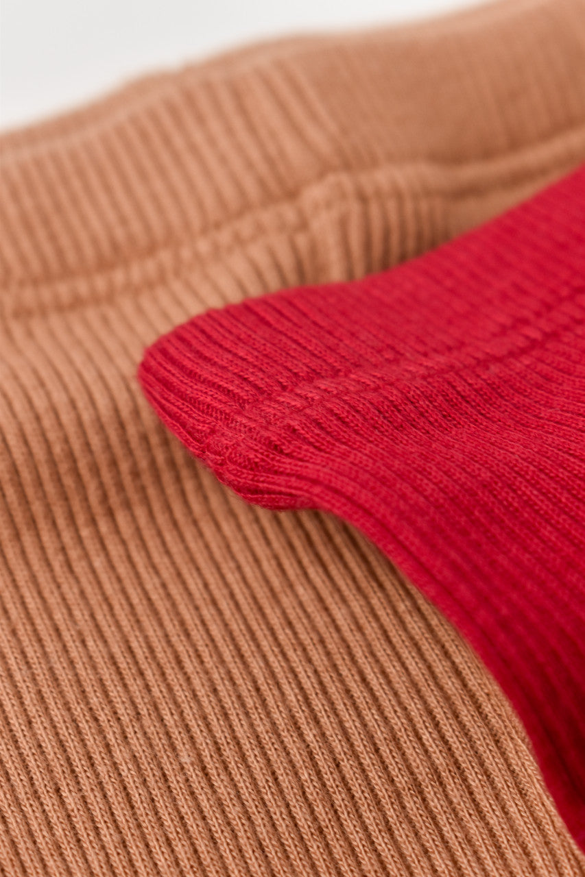 Set 2 pantaloni cu botosei bebe unisex Girafa, BabyCosy, 100% bumbac organic