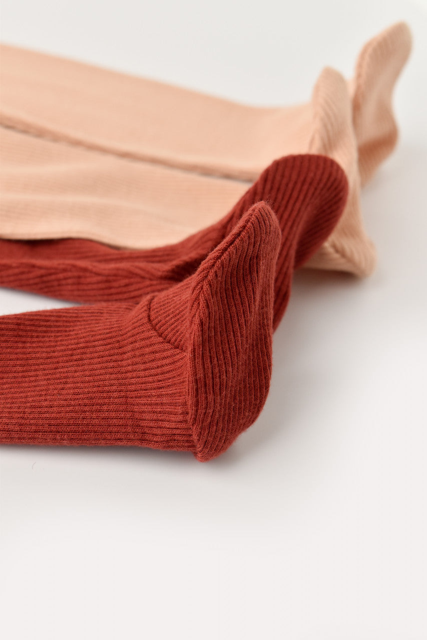 Set 2 pantaloni cu botosei bebe unisex Girafa, BabyCosy, 100% bumbac organic