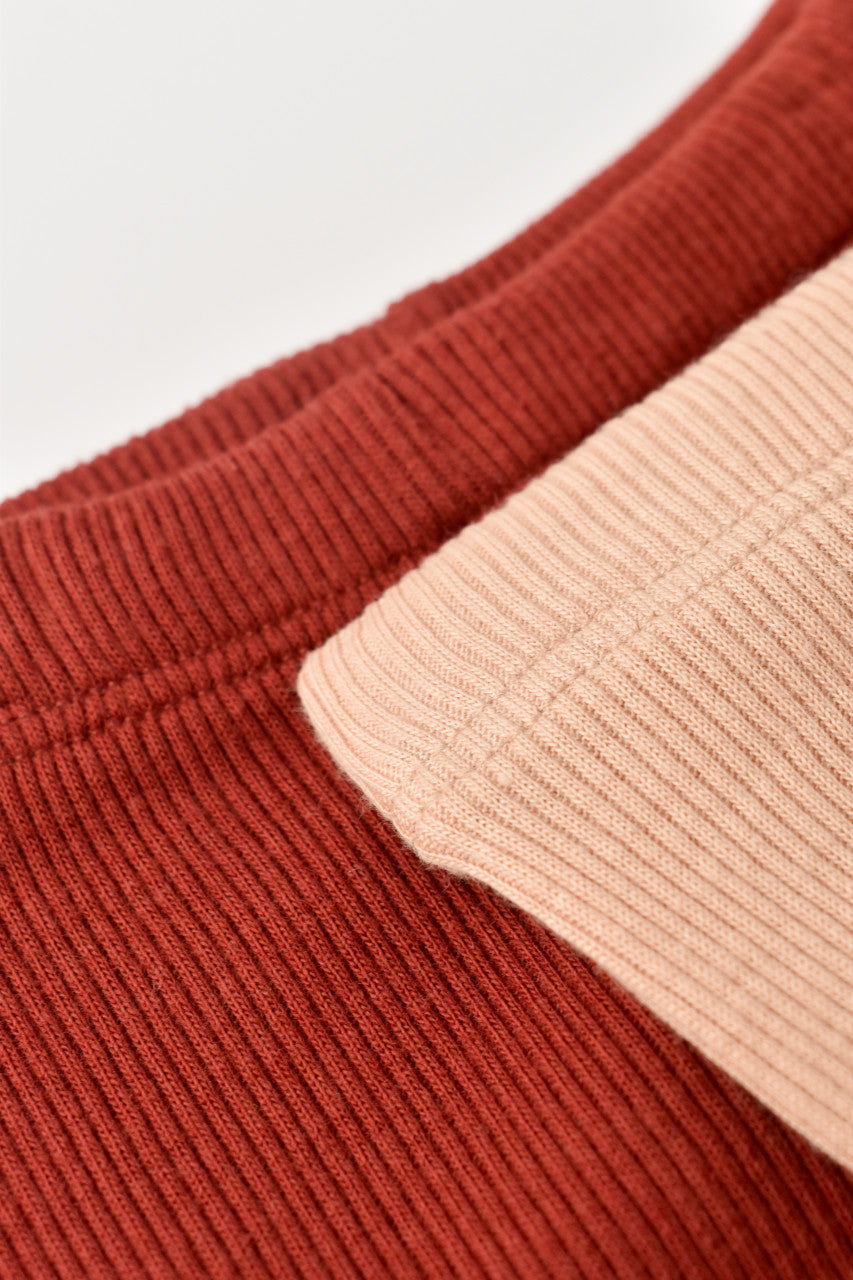 Set 2 pantaloni cu botosei bebe unisex Girafa, BabyCosy, 100% bumbac organic