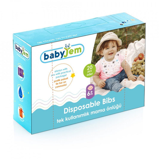 Set 20 bavete de unica folosinta BabyJem - Imagine 4
