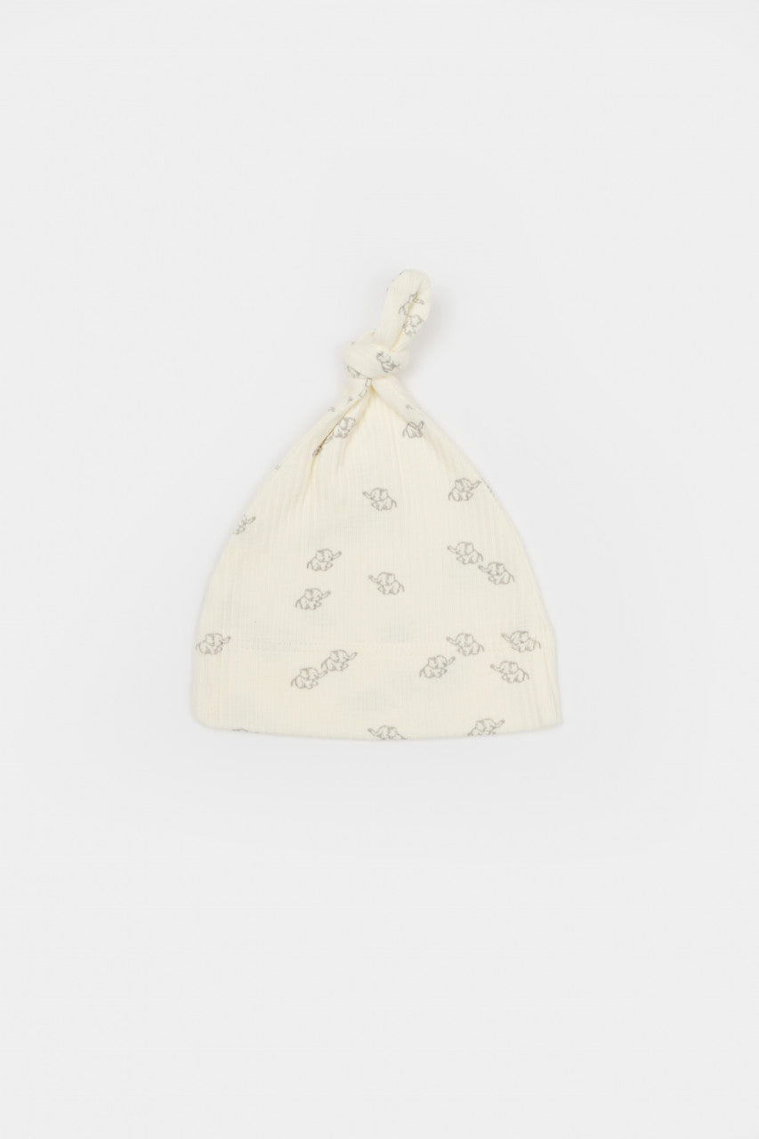 Set 3 piese:bluza, pantaloni si caciulita Printed, BabyCosy, 50% modal+50% bumbac,