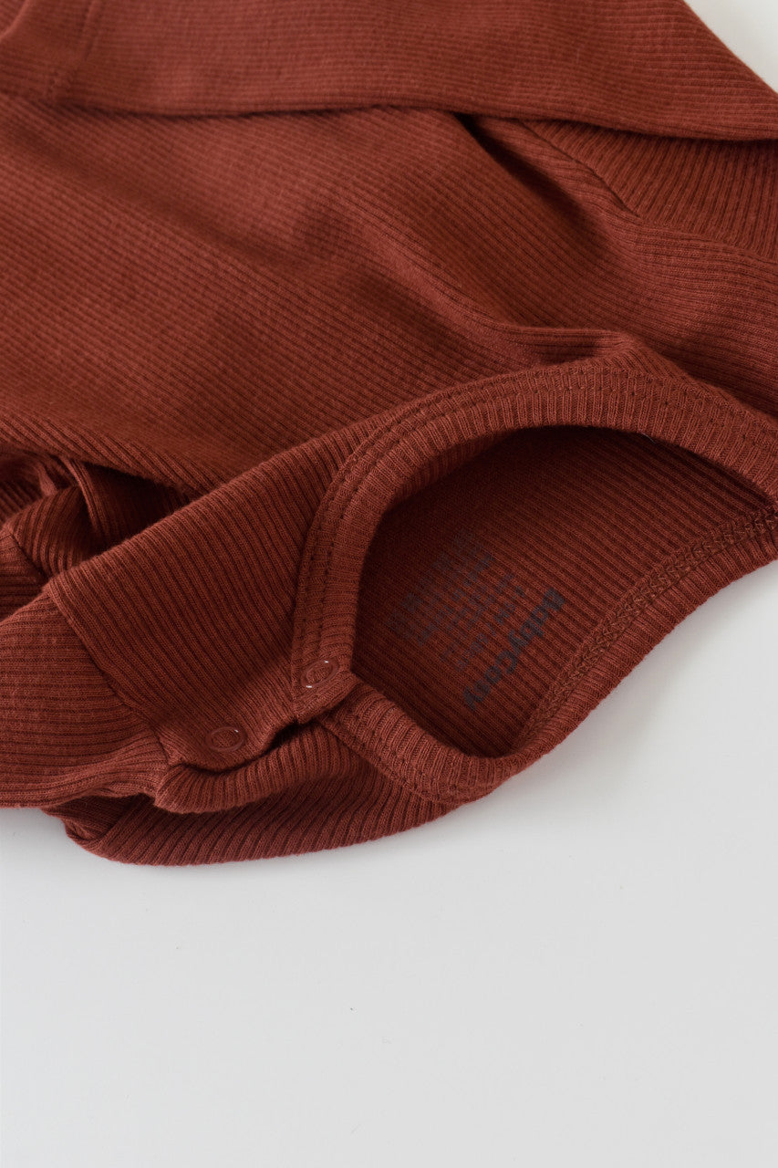 Set 3 piese: bluzita cu maneca lunga, pantaloni lungi si caciulita din bumbac organic si modal - , BabyCosy