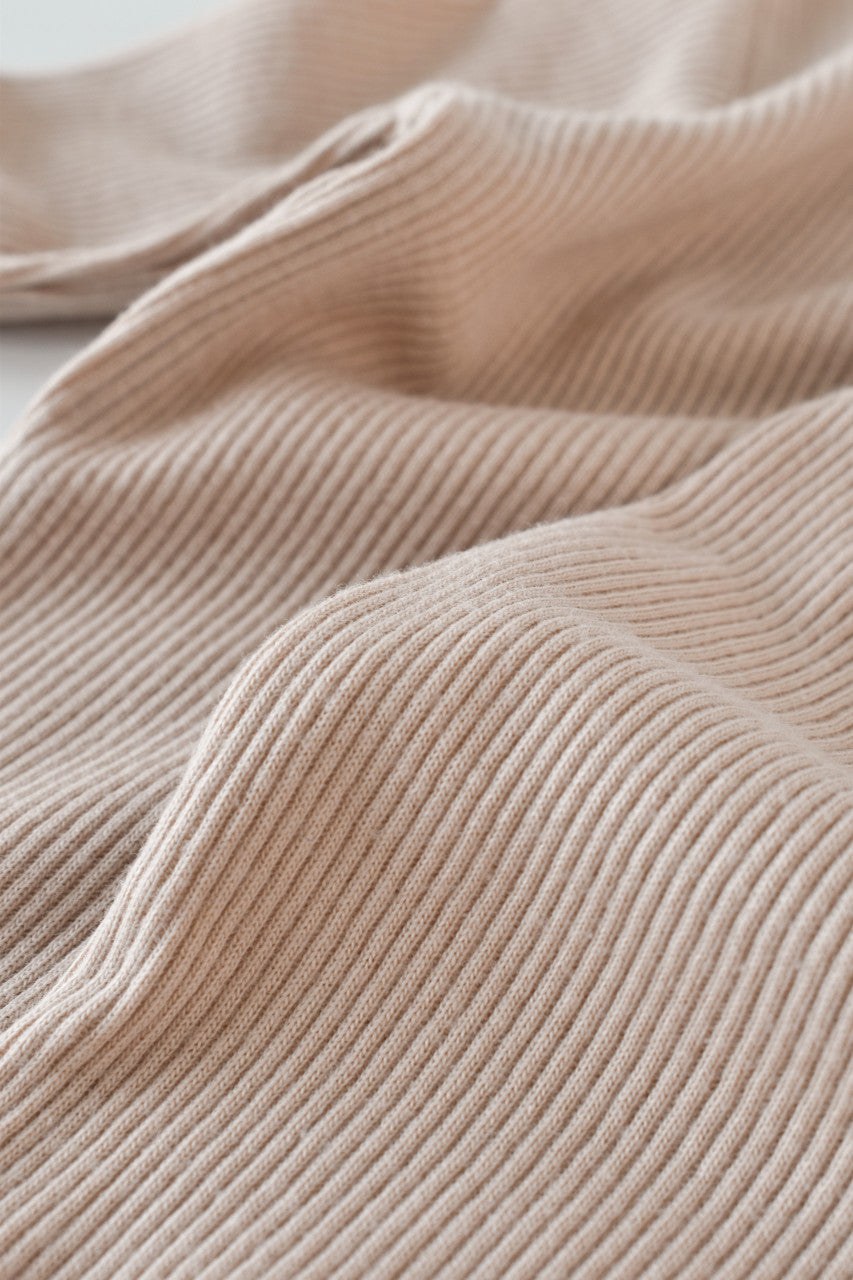 Set 3 piese: bluzita cu maneca lunga, pantaloni lungi si caciulita din bumbac organic si modal - , BabyCosy