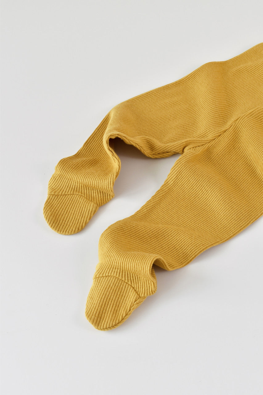 Set 3 piese: body cu maneca lunga, pantaloni lungi si caciulita din bumbac organic si modal - , BabyCosy