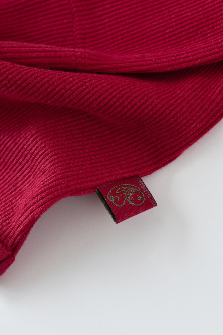 Set 3 piese: body cu maneca lunga, pantaloni lungi si caciulita din bumbac organic si modal - , BabyCosy