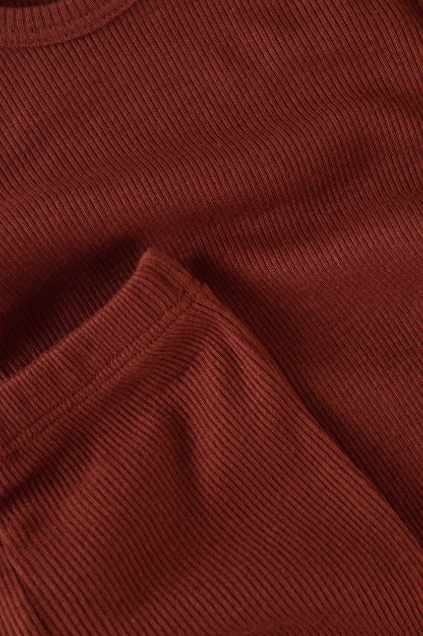 Set 3 piese: body cu maneca lunga, pantaloni lungi si caciulita din bumbac organic si modal - , BabyCosy