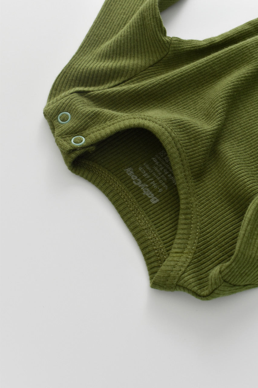 Set 3 piese: body cu maneca lunga, pantaloni lungi si caciulita din bumbac organic si modal - , BabyCosy