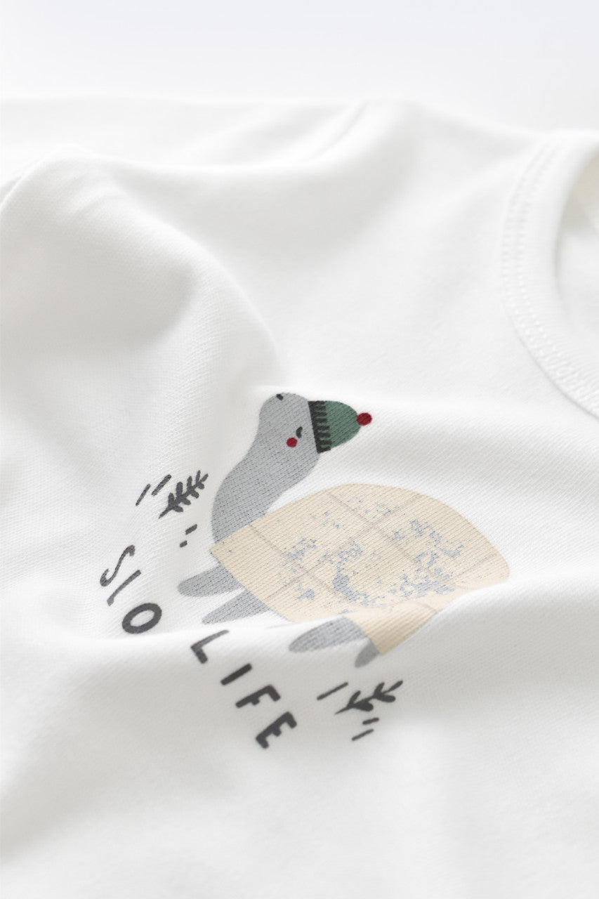 Set 3 piese Broscuta cu body, pantalonasi si vestuta din 80%bumbac organic si 20% poliester - , BabyCosy