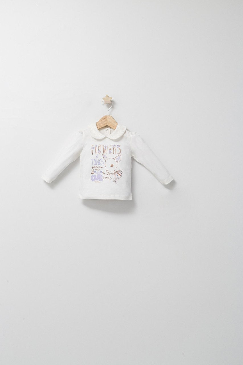 Set 3 piese: pantaloni, bluzita si vestuta pentru bebelusi, Tongs baby