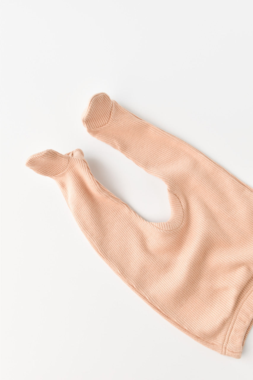 Set 4 piese: bluza, pantaloni, caciulita si manusi din bumbac organic si modal - , BabyCosy