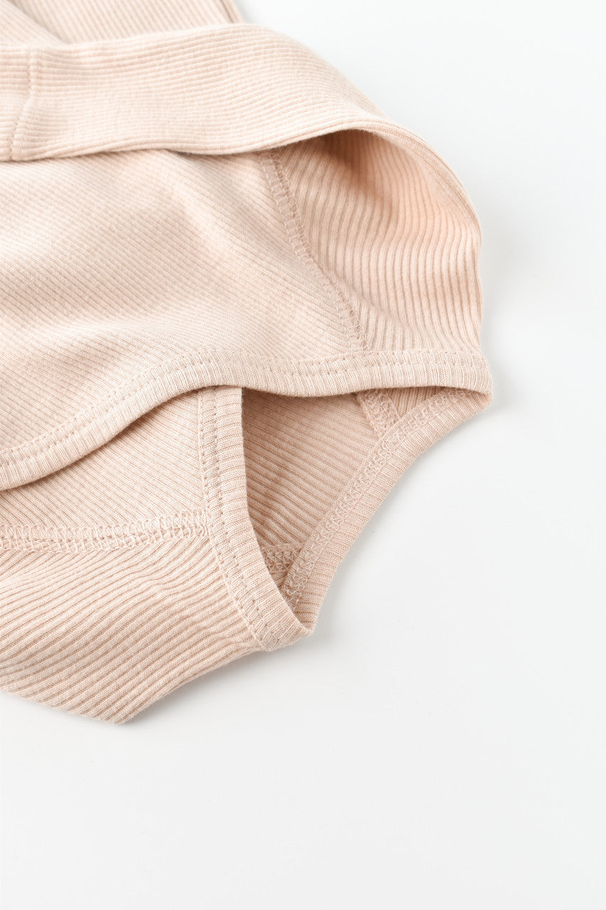 Set 4 piese: bluza, pantaloni, caciulita si manusi din bumbac organic si modal - , BabyCosy