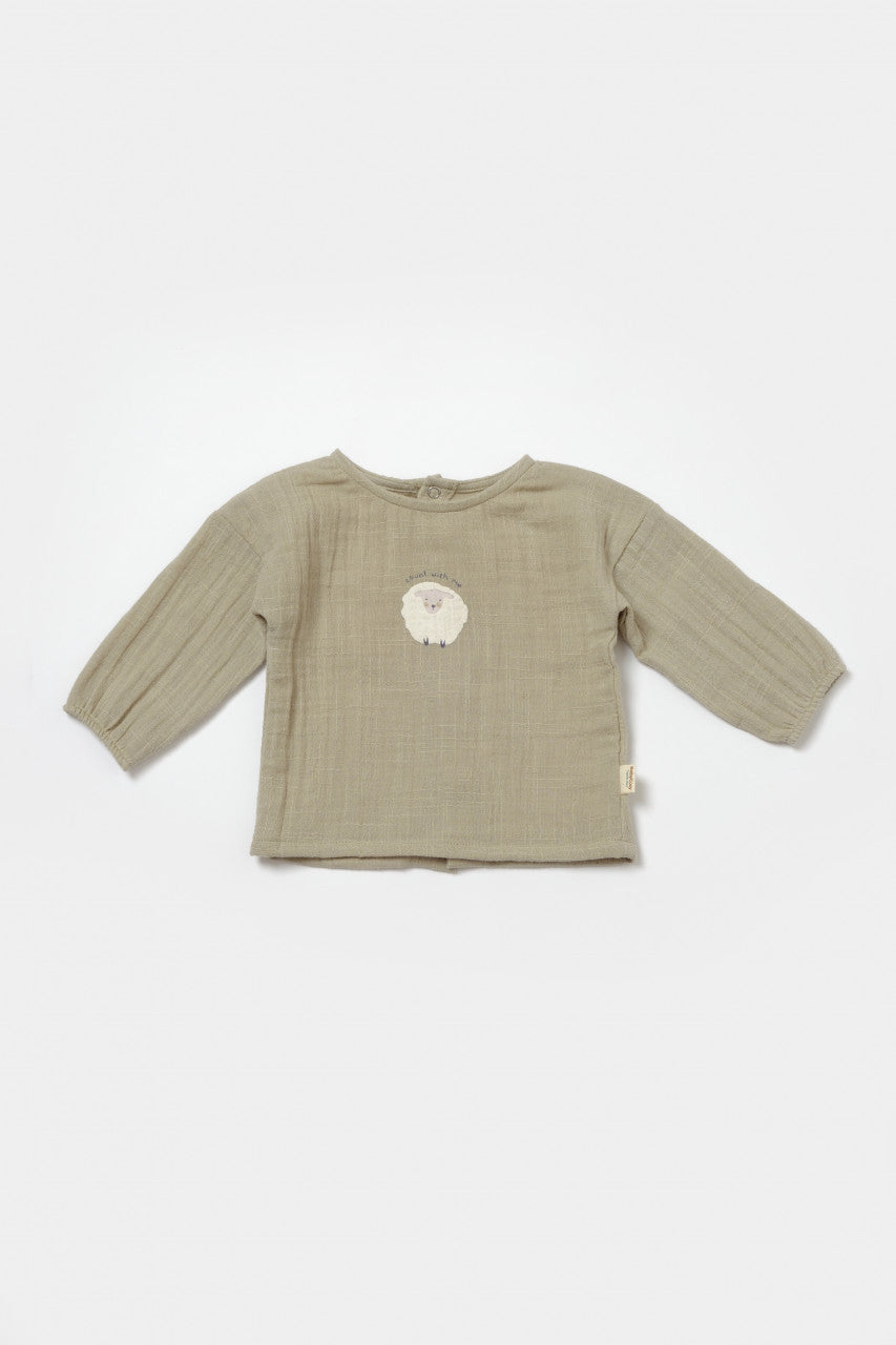 Set bluza si pantaloni, Winter muselin, 100% bumbac - , BabyCosy