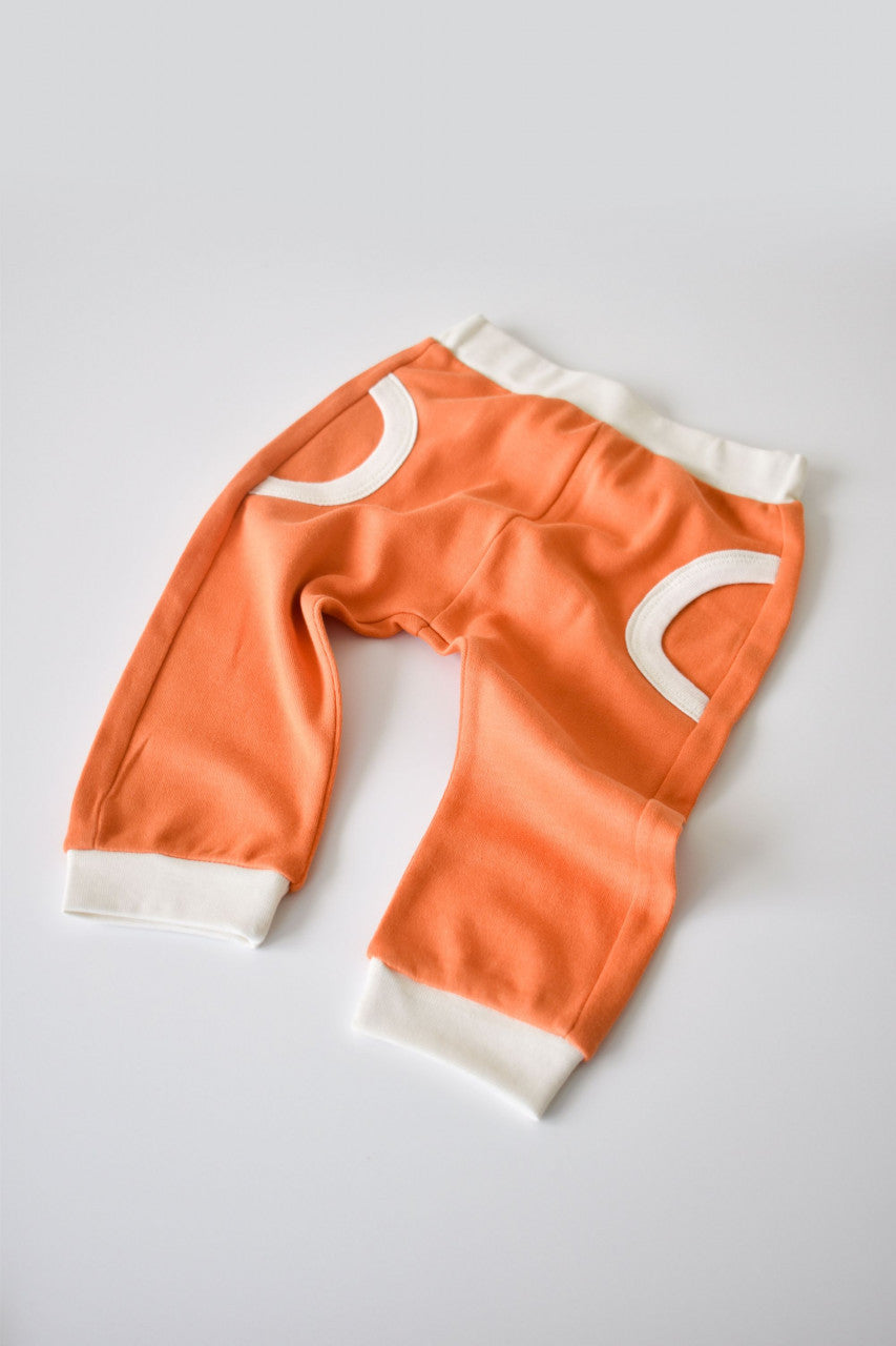 Set bluzita cu maneca lunga si pantaloni lungi din bumbac organic si modal -  BabyCosy
