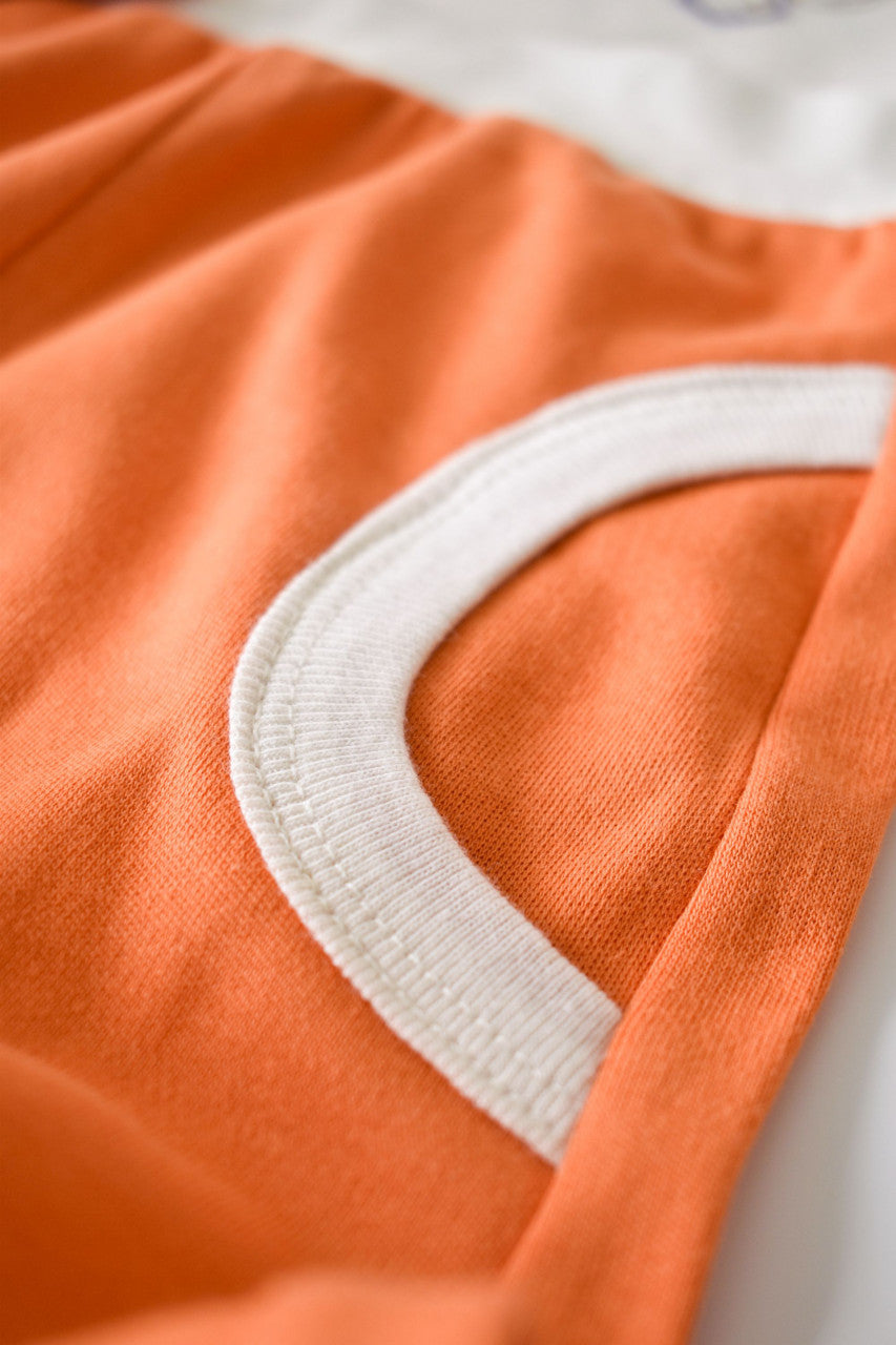 Set bluzita cu maneca lunga si pantaloni lungi din bumbac organic si modal -  BabyCosy