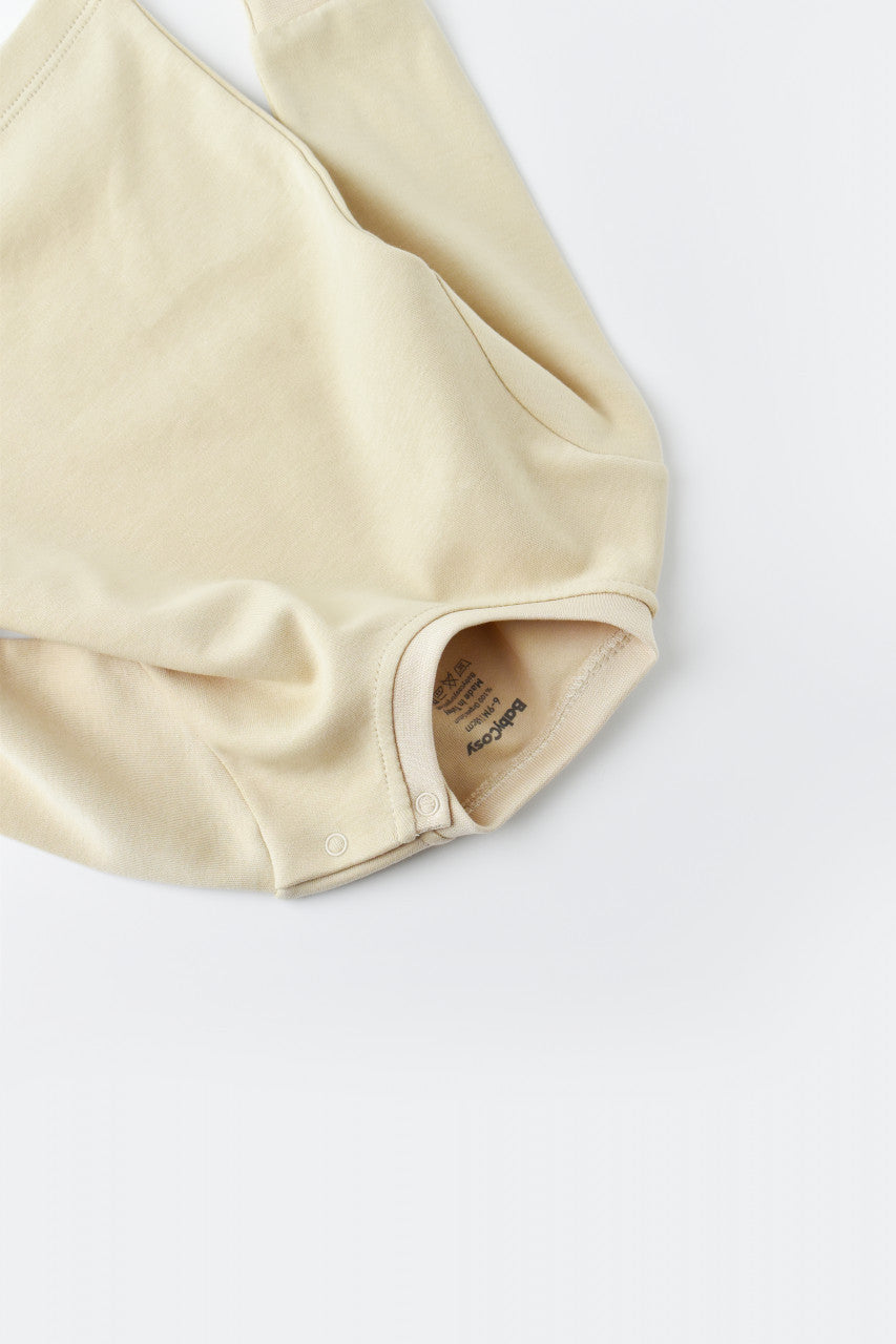 Set bluzita cu maneca lunga si pantaloni lungi din bumbac organic si modal -  BabyCosy