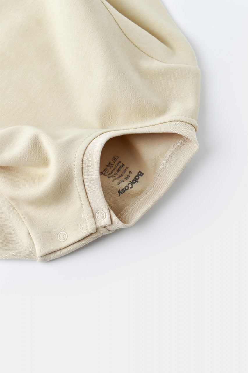 Set bluzita cu maneca lunga si pantaloni lungi din bumbac organic si modal -  BabyCosy