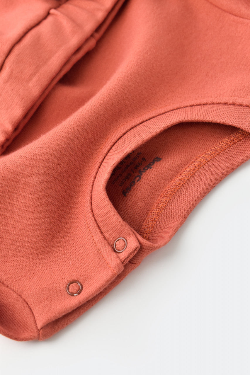 Set bluzita cu maneca lunga si pantaloni lungi din bumbac organic si modal -  BabyCosy