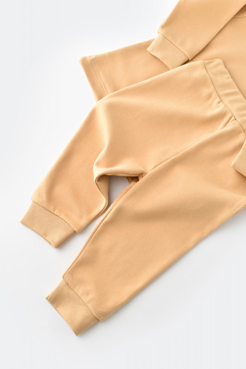 Set bluzita cu maneca lunga si pantaloni lungi din bumbac organic si modal -  BabyCosy