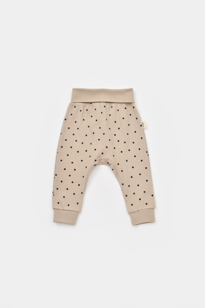 Set bluzita cu maneca lunga si pantaloni lungi din bumbac organic si modal -  BabyCosy