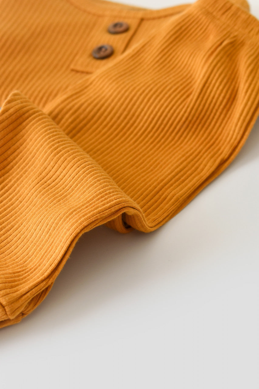 Set bluzita cu maneca lunga si pantaloni lungi din bumbac organic si modal -  BabyCosy