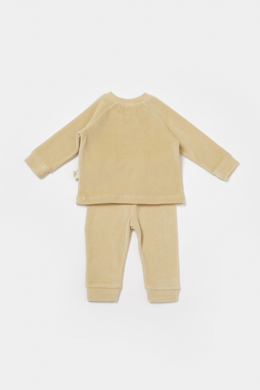 Set bluzita si pantaloni Elefant, 80%bumbac organic si 20% poliester - , BabyCosy