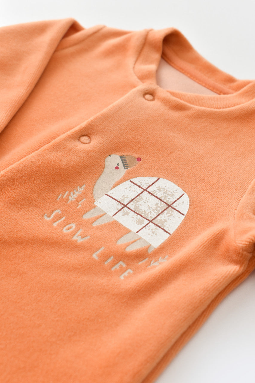 Set Broscuta cu salopeta si body din 80%bumbac organic si 20% poliester - , BabyCosy