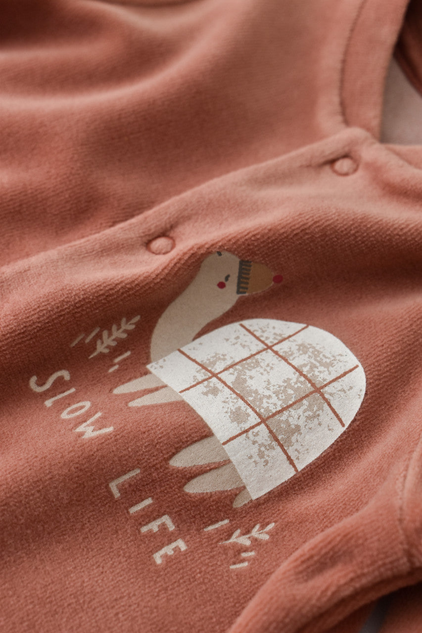 Set Broscuta cu salopeta si body din 80%bumbac organic si 20% poliester - , BabyCosy