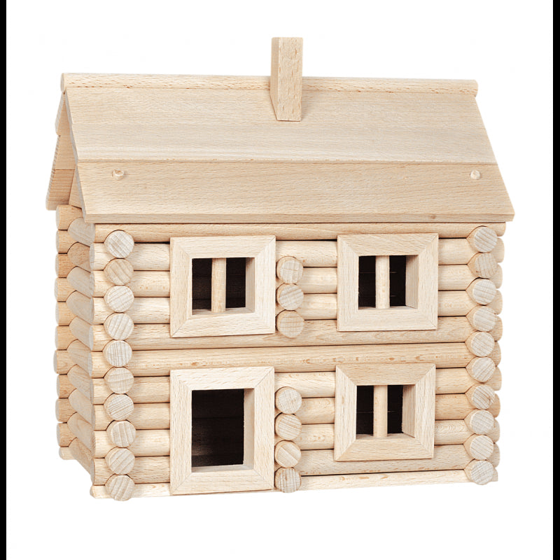 Set constructie arhitectura Vario Massive, 209 piese mari din lemn, Walachia