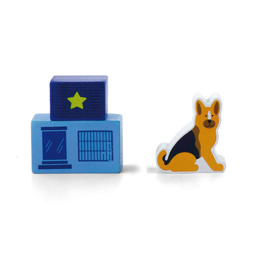 Set de accesorii trenulete - Statie de politie, Viga - Imagine 4