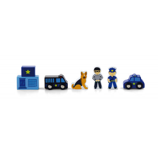 Set de accesorii trenulete - Statie de politie, Viga - Imagine 2