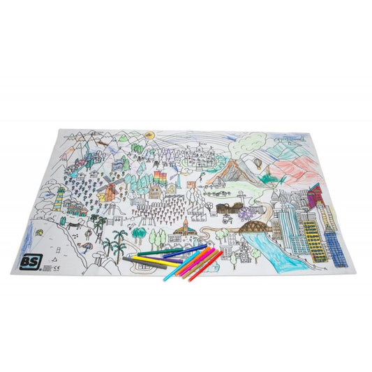 Set de colorat gigant, BS Toys - Imagine 3