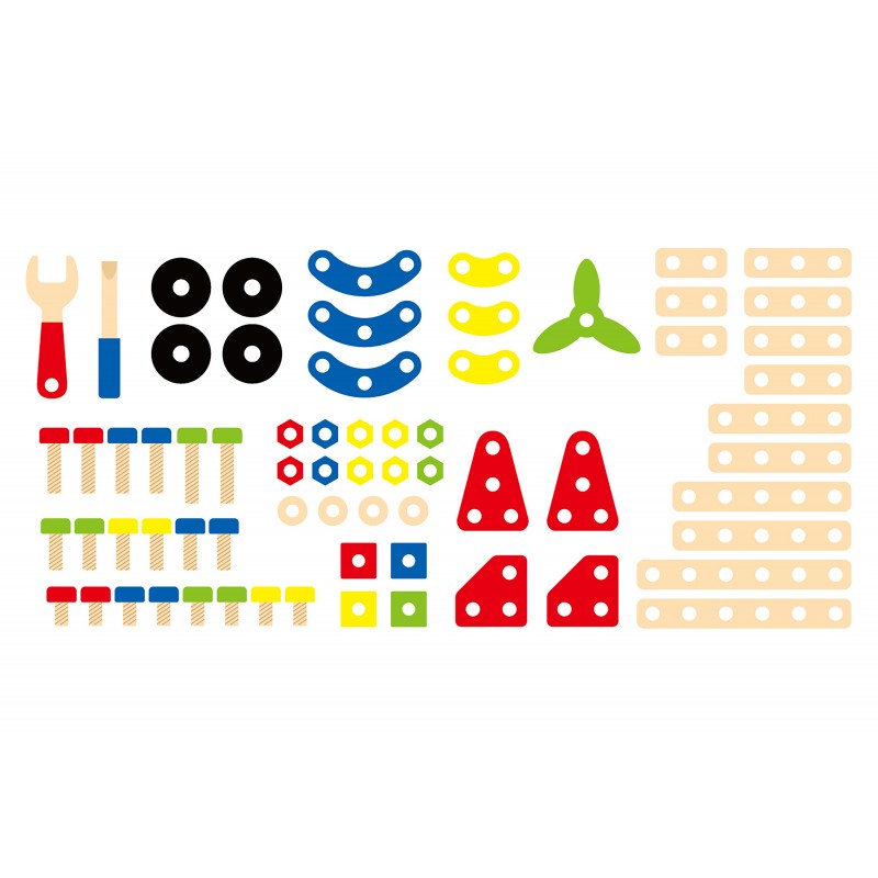 Set de constructie cu 68 de piese