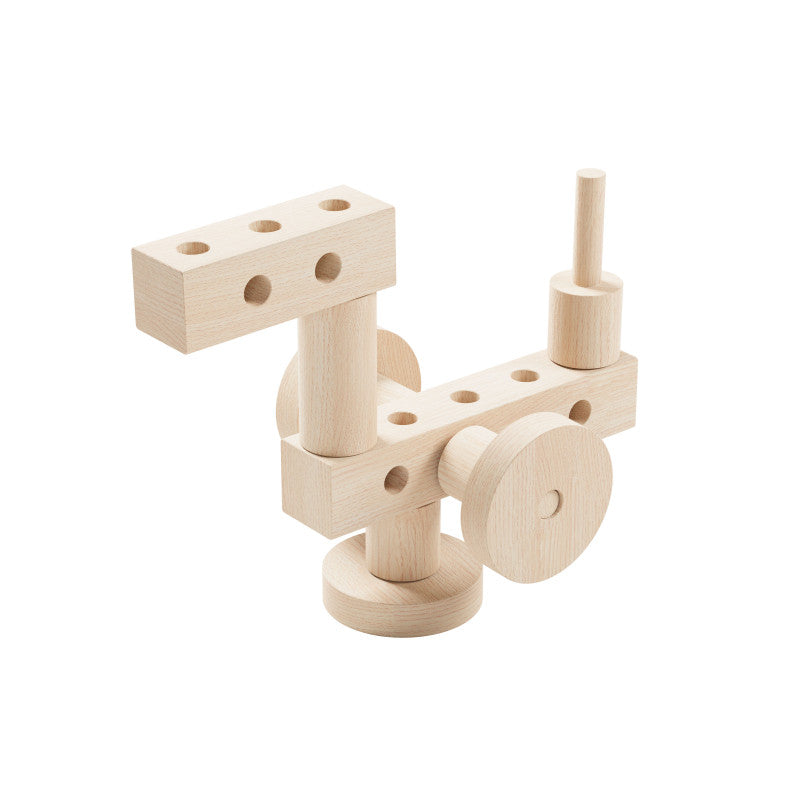 Set gama Construct Mini format din 44 piese, pentru construit masini, animale si alte modele, Walachia - Imagine 4